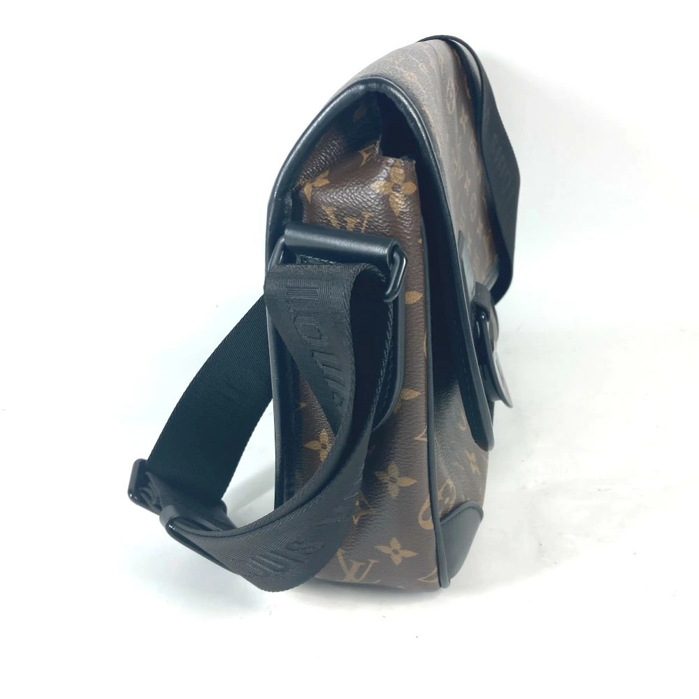 Louis Vuitton Brown Bag Flap Crossbody Macassar Shoulder Messenger Brown Arch